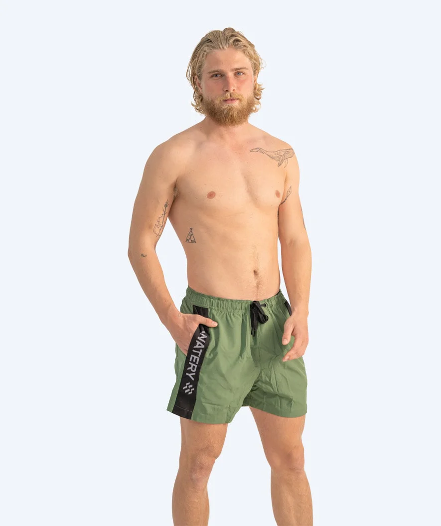 Watery Badeshorts für Herren - Signature Eco - Dust Green - Image 2