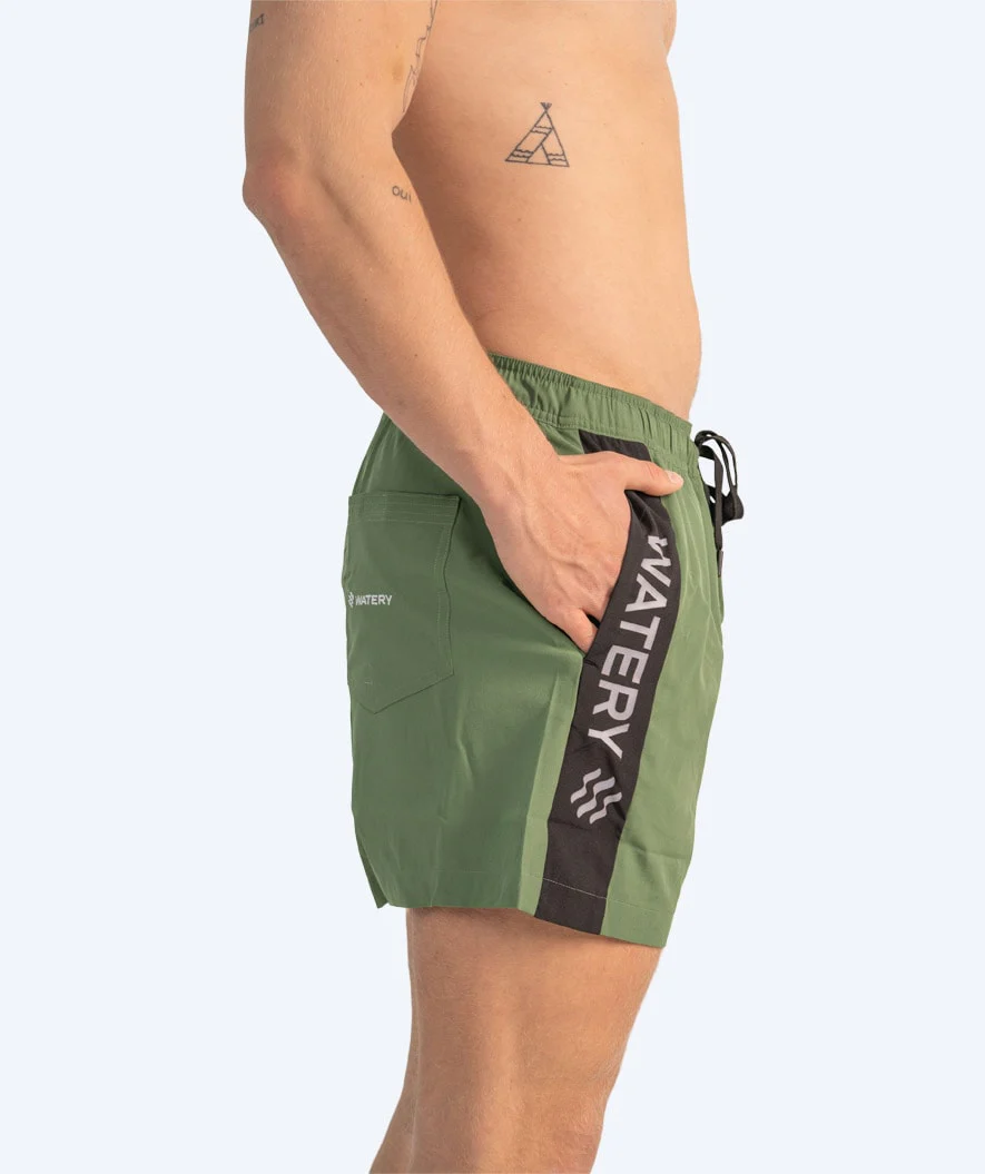 Watery Badeshorts für Herren - Signature Eco - Dust Green - Image 3