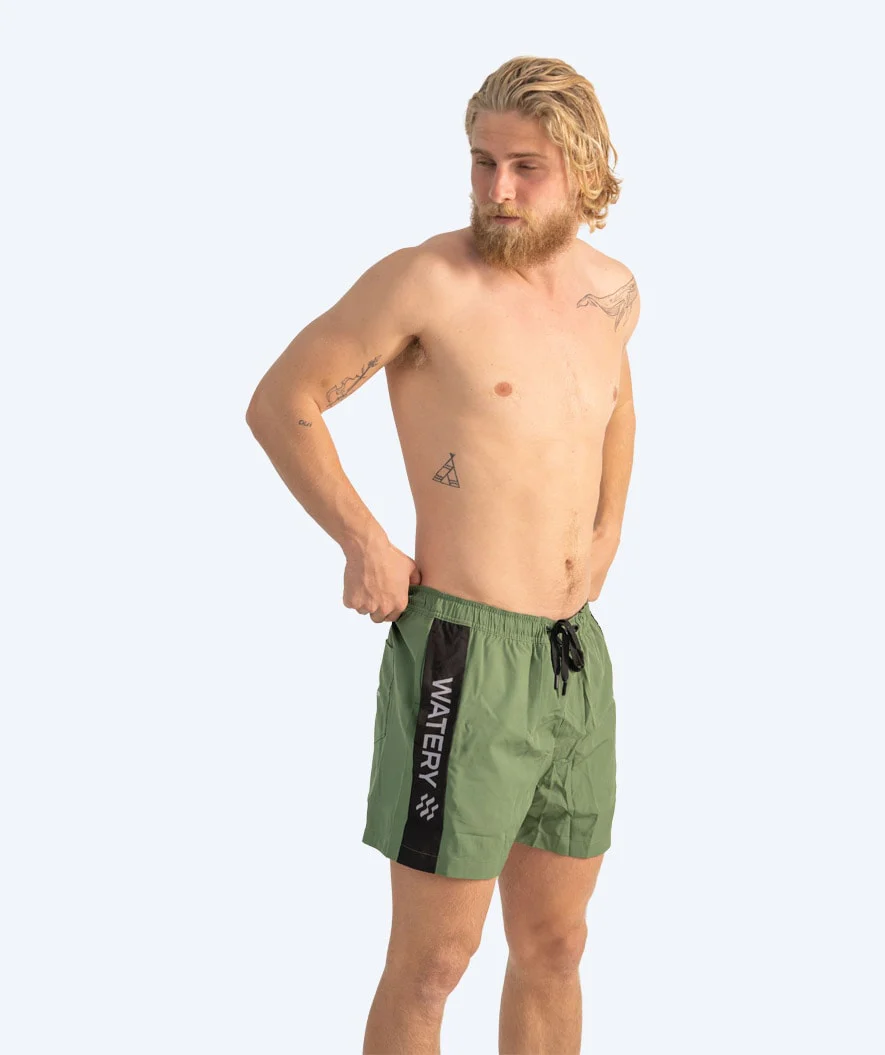 Watery Badeshorts für Herren - Signature Eco - Dust Green - Image 4