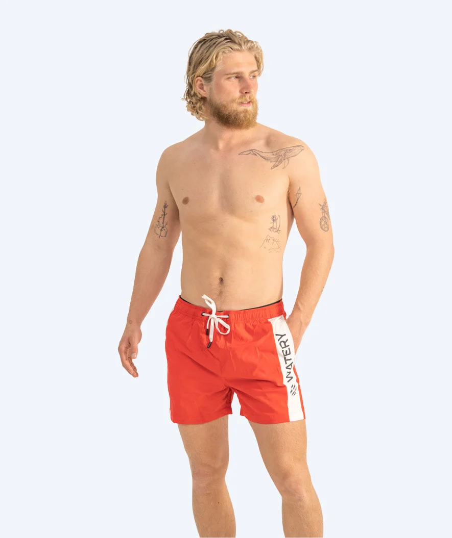 Watery Badeshorts für Herren - Signature Eco - Rot - Image 11