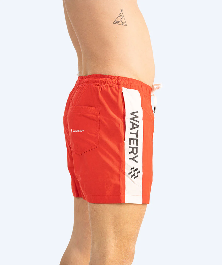 Watery Badeshorts für Herren - Signature Eco - Rot - Image 13