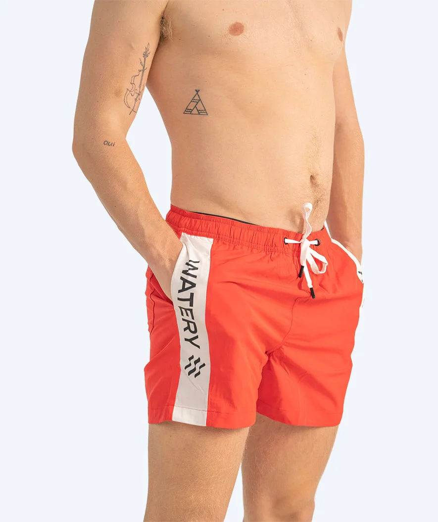 Watery Badeshorts für Herren - Signature Eco - Rot - Image 3