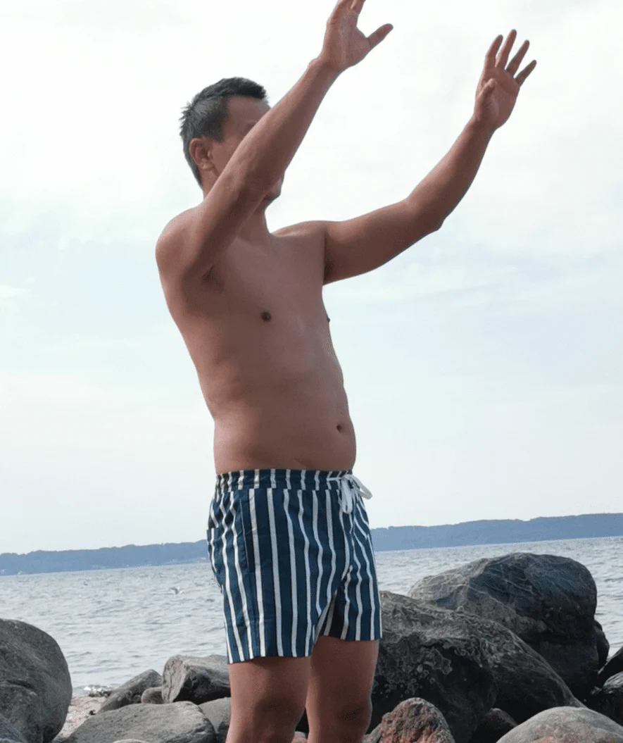 Watery Badeshorts für Herren - Signature Eco - Rot - Image 5