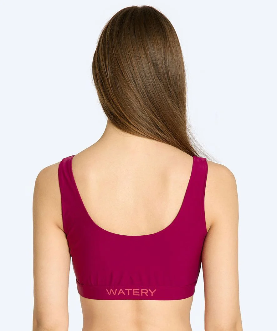 Watery Bikini Oberteil für Damen - Remington - Dunkelrot - Image 2