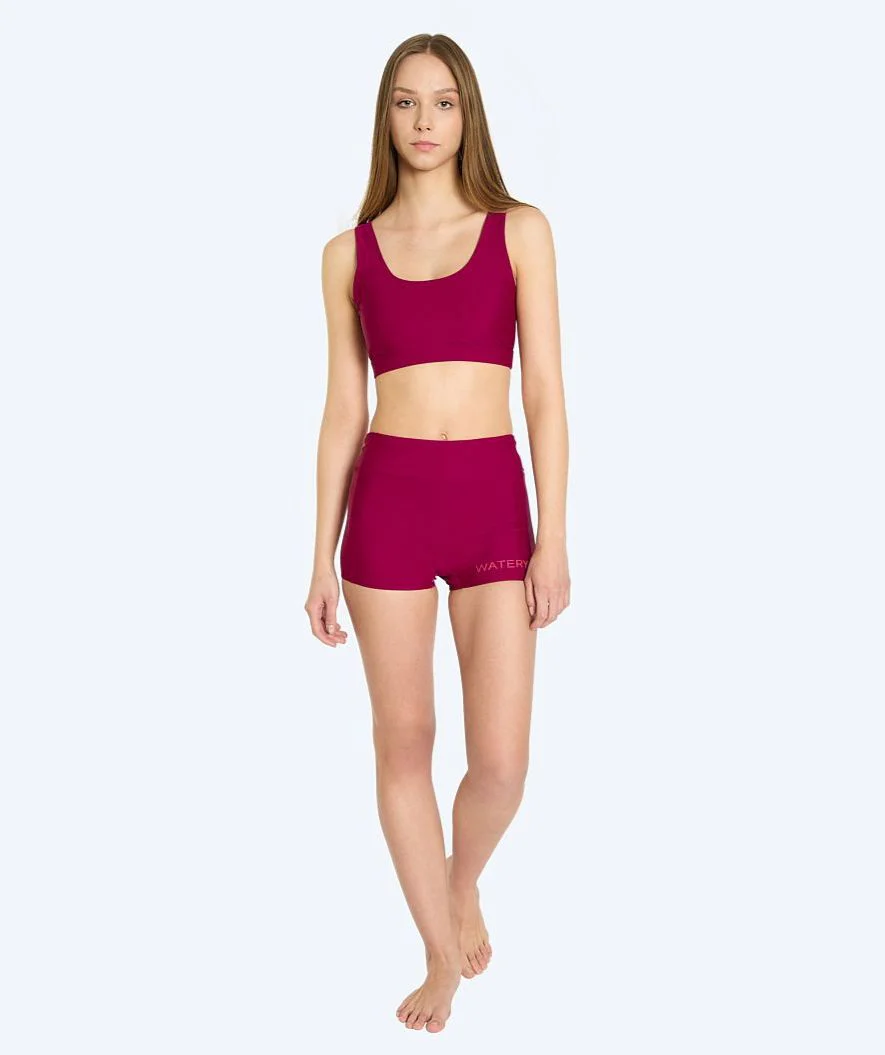 Watery Bikini Oberteil für Damen - Remington - Dunkelrot - Image 4