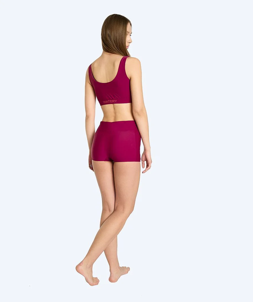 Watery Bikini Oberteil für Damen - Remington - Dunkelrot - Image 5