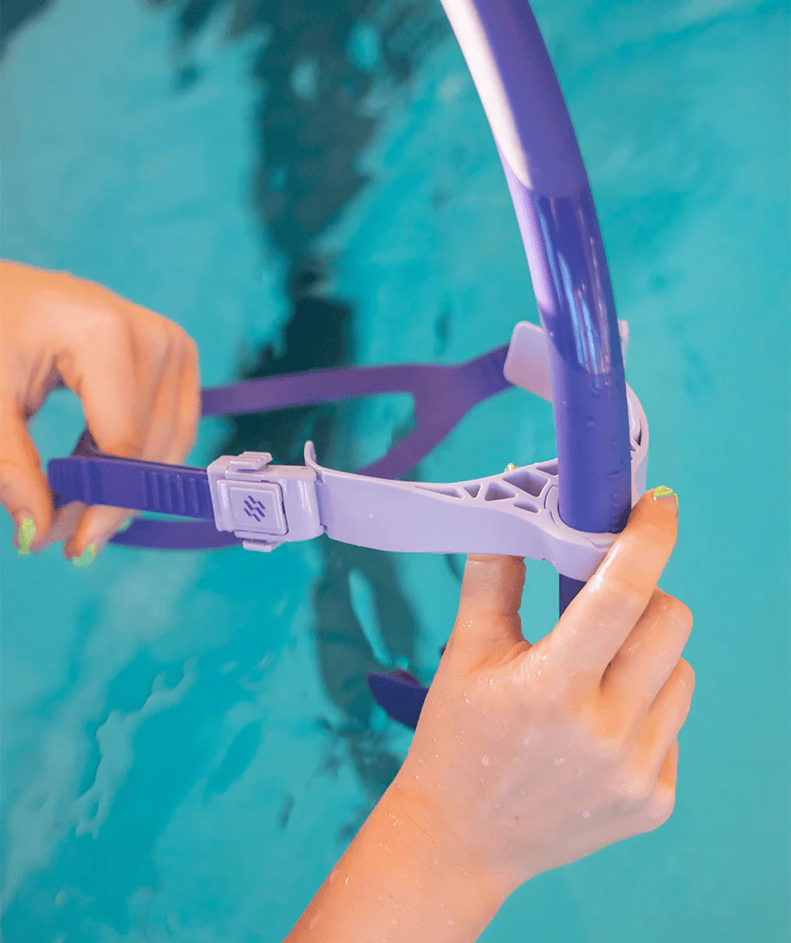 Watery Mittelschnorchel zum Schwimmen - Phoenix Elite - Grau - Image 5