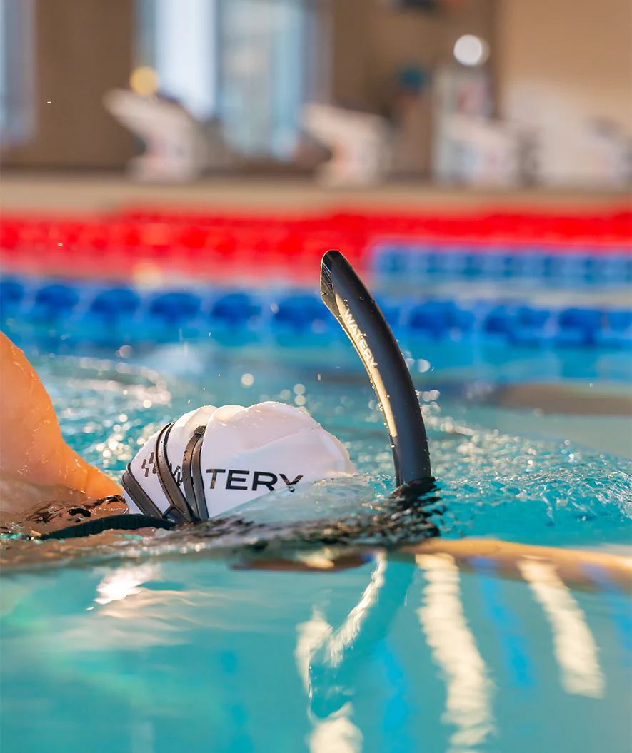 Watery Mittelschnorchel zum Schwimmen - Phoenix Elite - Grau - Image 8