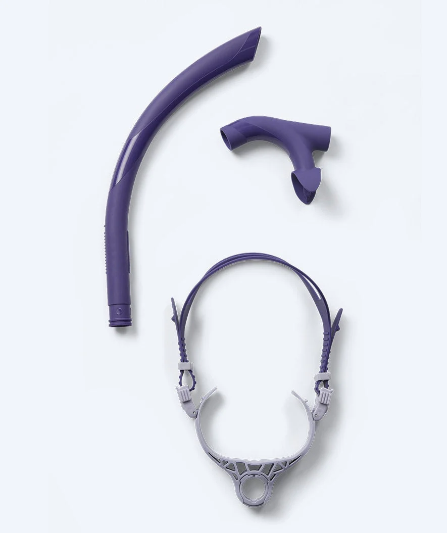 Watery Mittelschnorchel zum Schwimmen - Phoenix Elite - Lila - Image 14