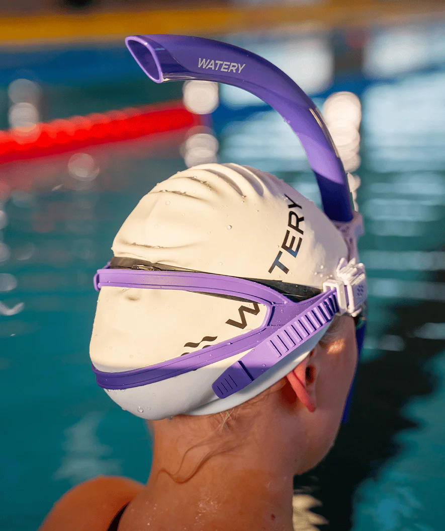 Watery Mittelschnorchel zum Schwimmen - Phoenix Elite - Lila - Image 9
