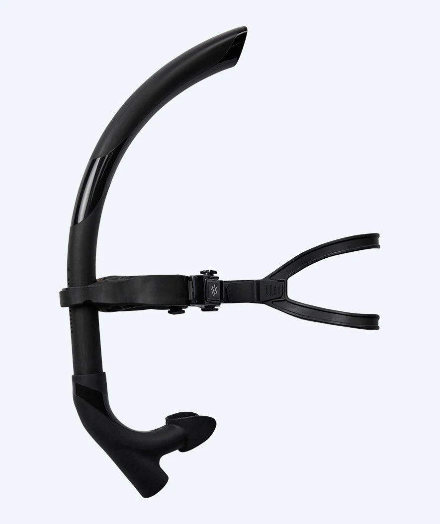 Watery Mittelschnorchel zum Schwimmen - Phoenix Elite - Schwarz