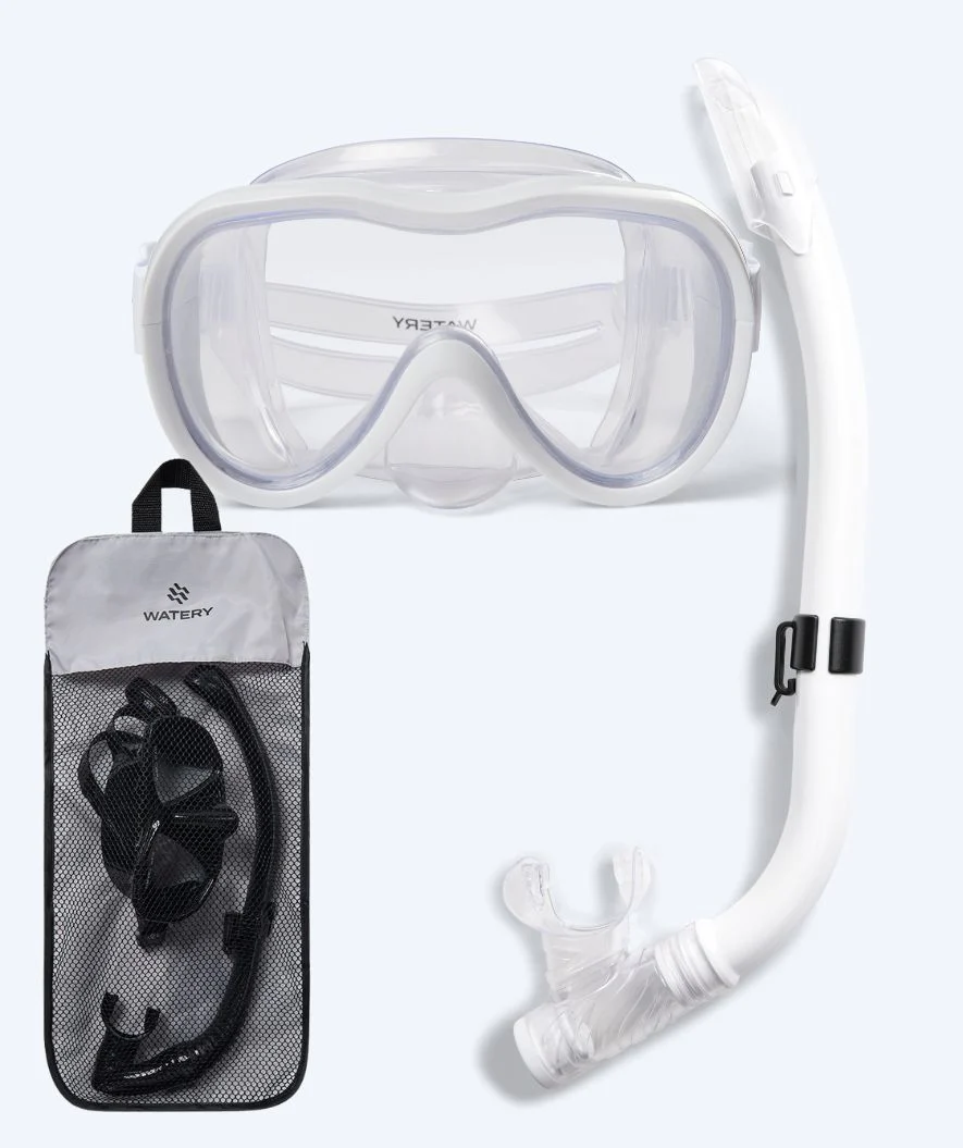 Watery Combo Schnorchelset für Junioren (8-15) - Odine - Weiß - Image 12
