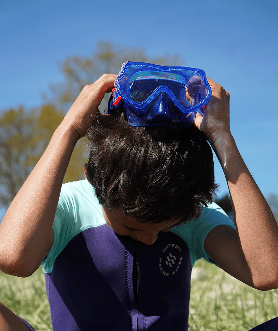 Watery Combo Schnorchelset für Kinder (4-10) - Winslet - Blau - Image 6