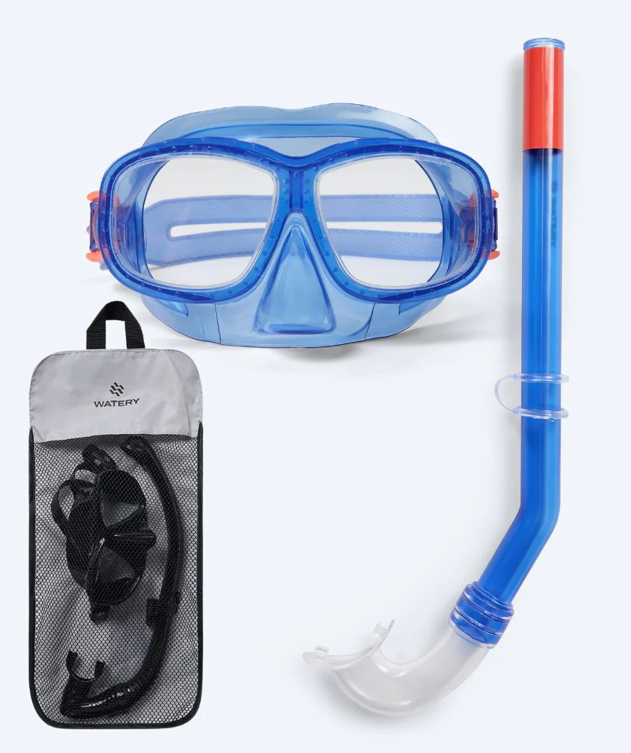 Watery Combo Schnorchelset für Kinder (4-10) - Wyre - Donkerblau - Image 10