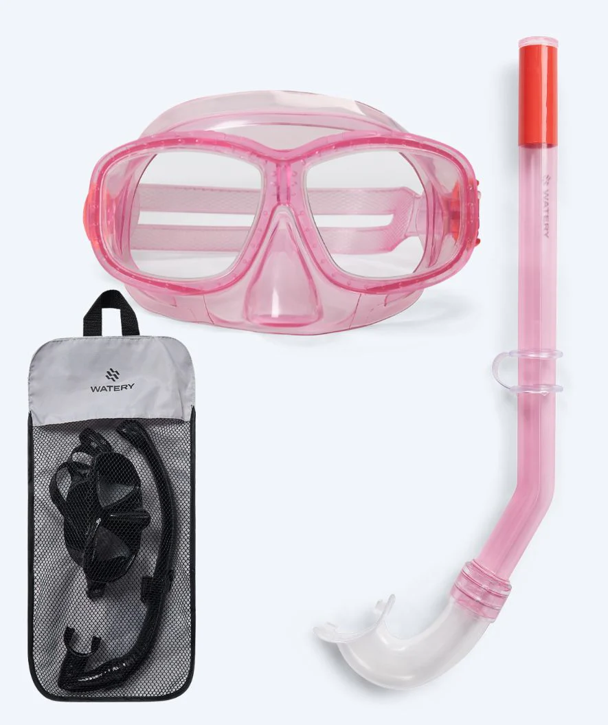 Watery Combo Schnorchelset für Kinder (4-10) - Wyre - Hellrosa - Image 11