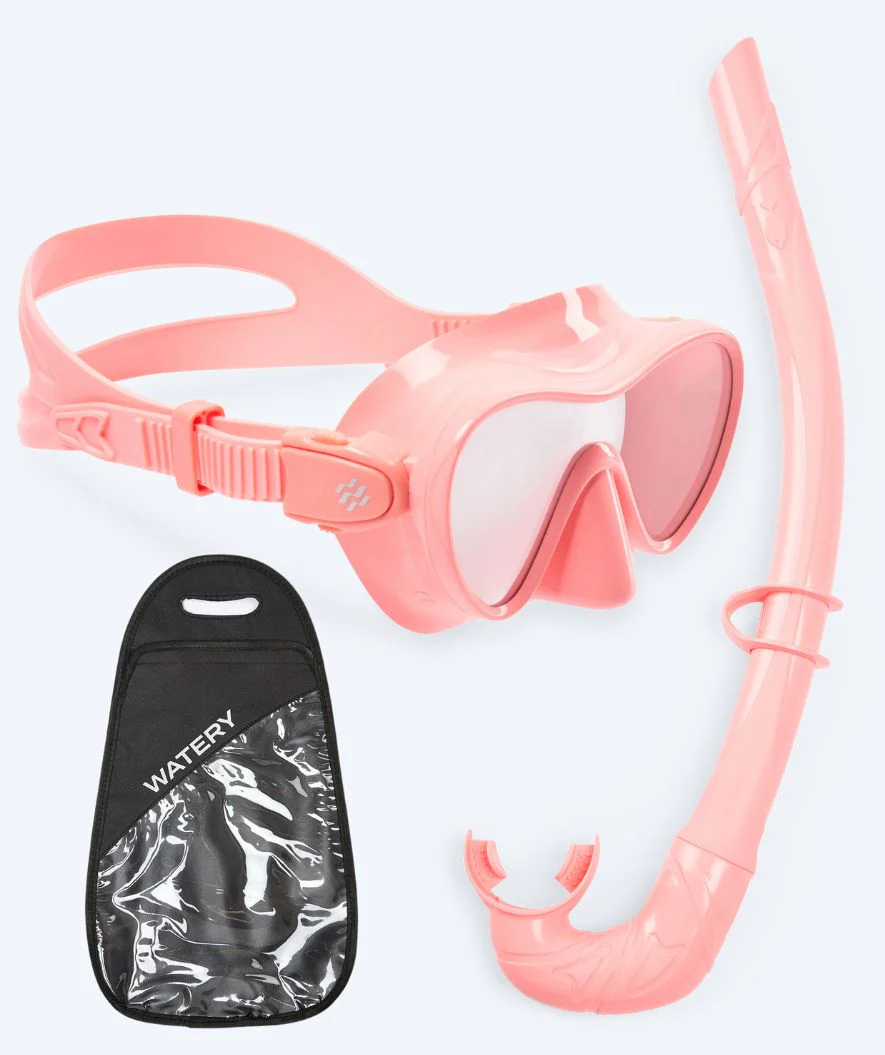 Watery Combo Schnorchelset für Kinder - Cliff - Rosa - Image 11