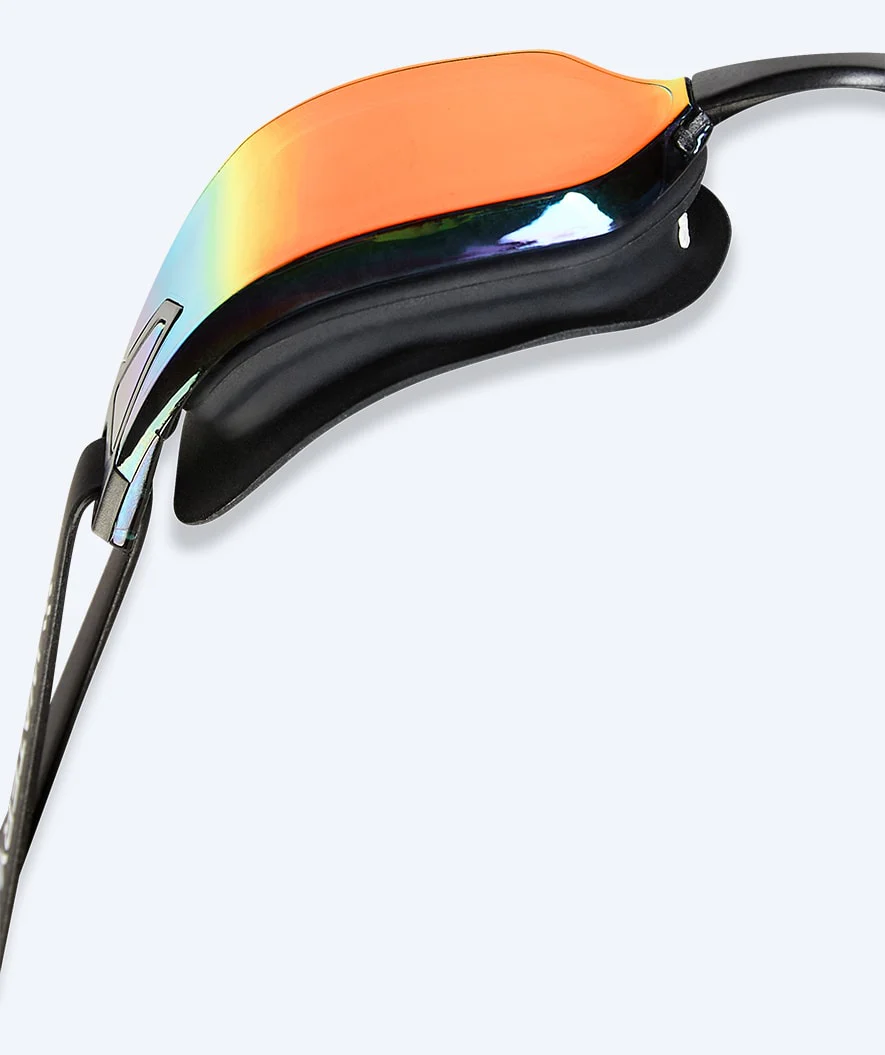 Watery Wettkampf Schwimbrille für Kinder - Power Lane - Schwarz/Gold - Image 8