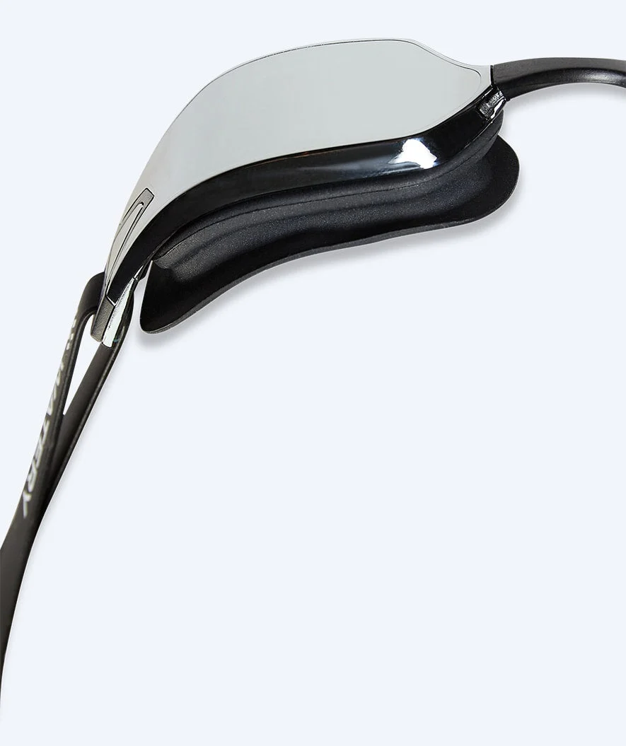 Watery Wettkampf Schwimbrille für Kinder - Power Lane - Schwarz/Silber - Image 8