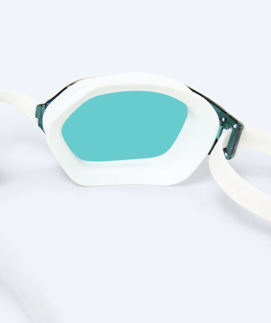 Watery Wettkampf Schwimbrille für Kinder - Power Lane - Weiß/Gold - Image 7