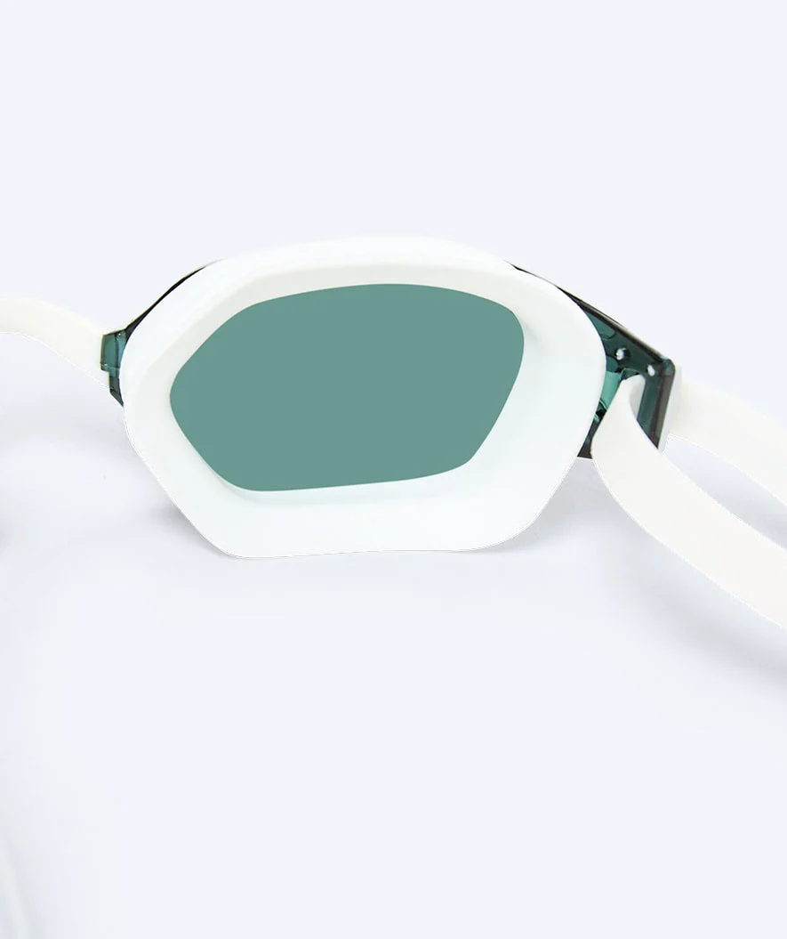 Watery Wettkampf Schwimbrille für Kinder - Power Lane - Weiß/Silber - Image 8