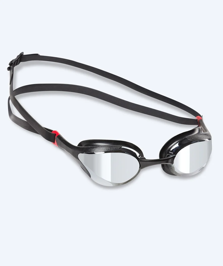 Watery Elite Schwimmbrillen - Murphy Mirror - Schwarz/Silber