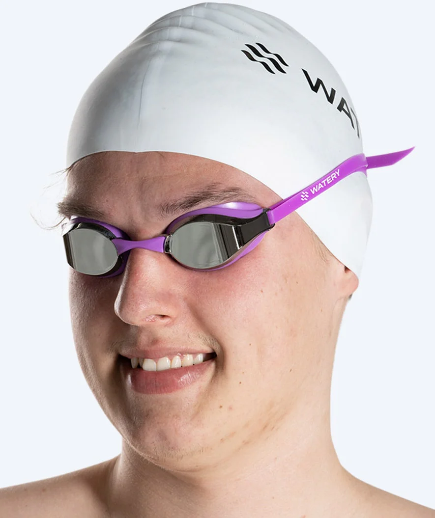 Watery Elite Schwimmbrillen - Poseidon Mirror - Lila/Silber - Image 10