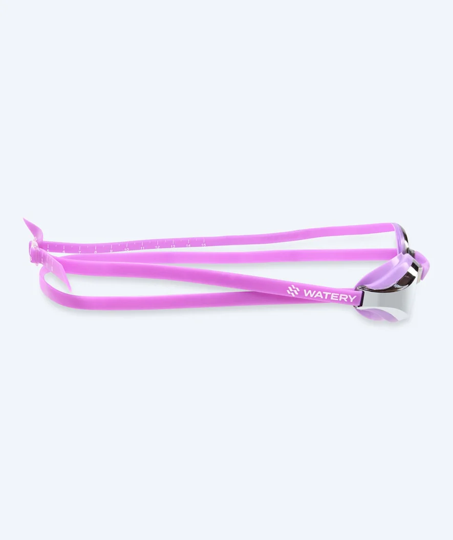 Watery Elite Schwimmbrillen - Poseidon Mirror - Lila/Silber - Image 4