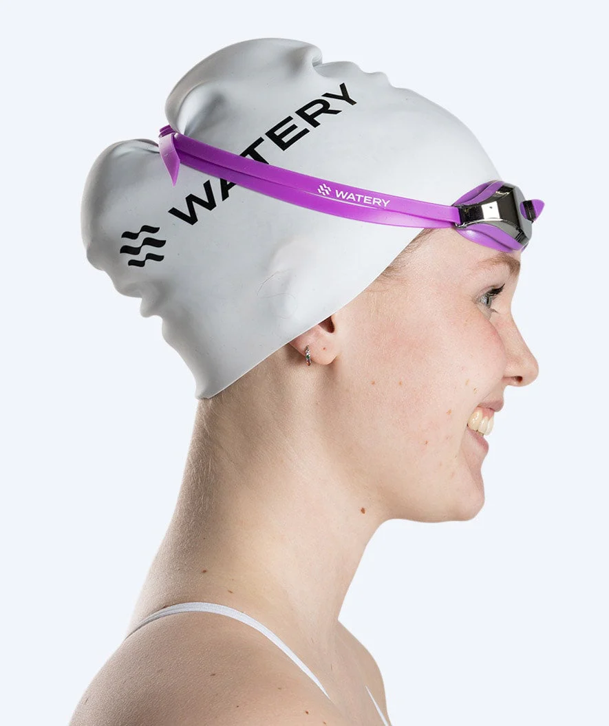 Watery Elite Schwimmbrillen - Poseidon Mirror - Lila/Silber - Image 9