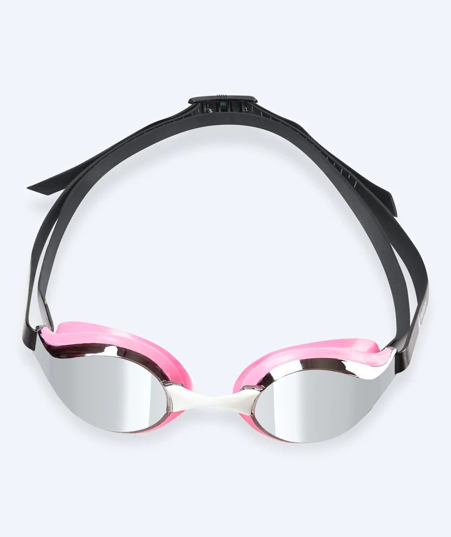 Watery Elite Schwimmbrillen - Poseidon Mirror - Rosa/Silber - Image 2