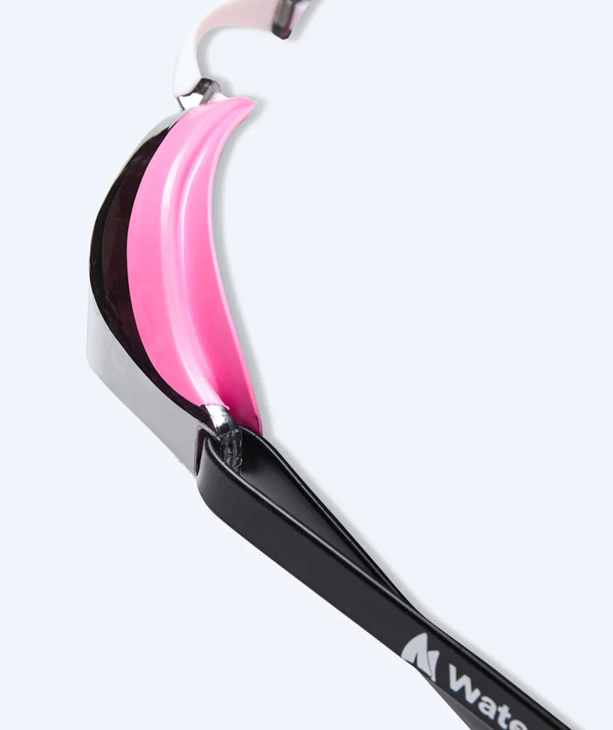 Watery Elite Schwimmbrillen - Poseidon Mirror - Rosa/Silber - Image 5