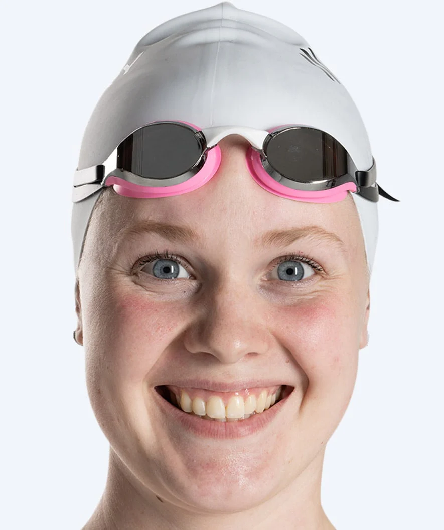 Watery Elite Schwimmbrillen - Poseidon Mirror - Rosa/Silber - Image 8