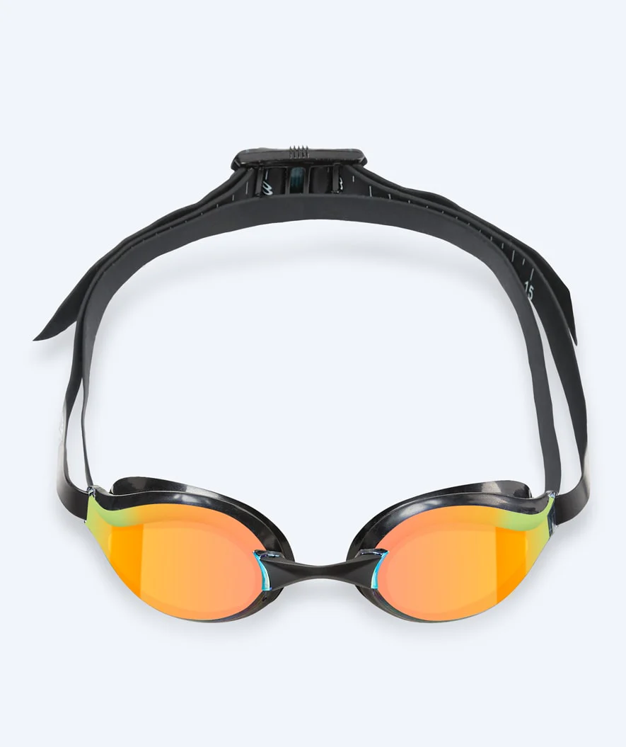 Watery Elite Schwimmbrillen - Poseidon Mirror - Schwarz/Gold - Image 2