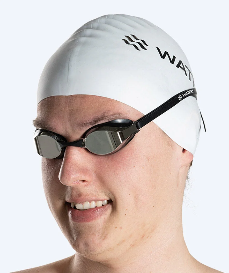 Watery Elite Schwimmbrillen - Poseidon Mirror - Schwarz/Silber - Image 10