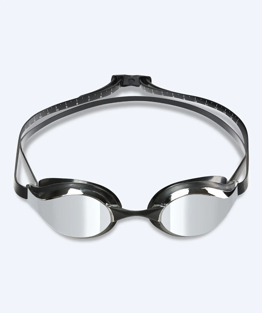 Watery Elite Schwimmbrillen - Poseidon Mirror - Schwarz/Silber - Image 2