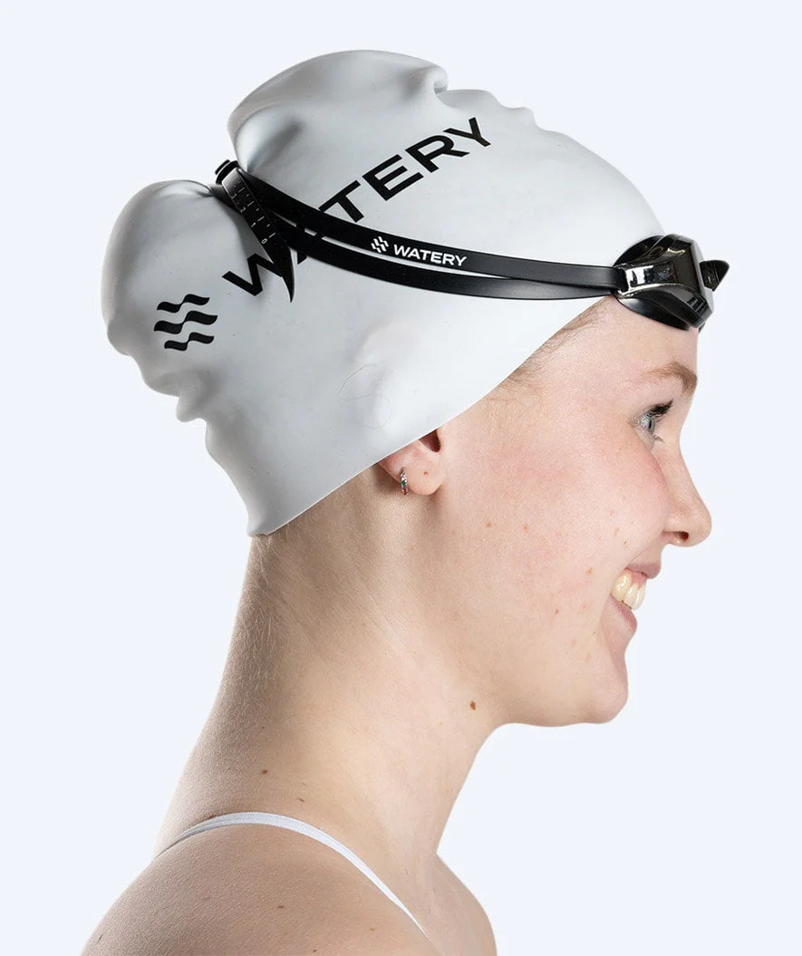 Watery Elite Schwimmbrillen - Poseidon Mirror - Schwarz/Silber - Image 9
