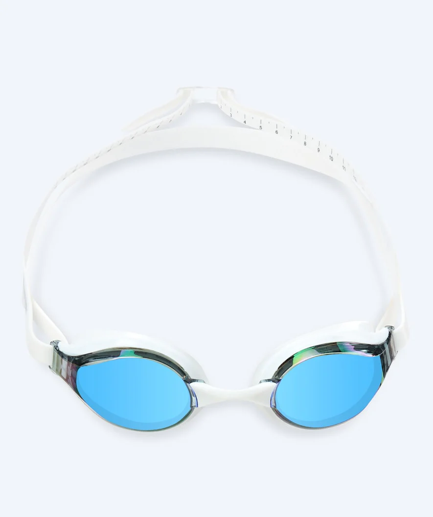 Watery Elite Schwimmbrillen - Poseidon Mirror - Weiß/Blau - Image 2
