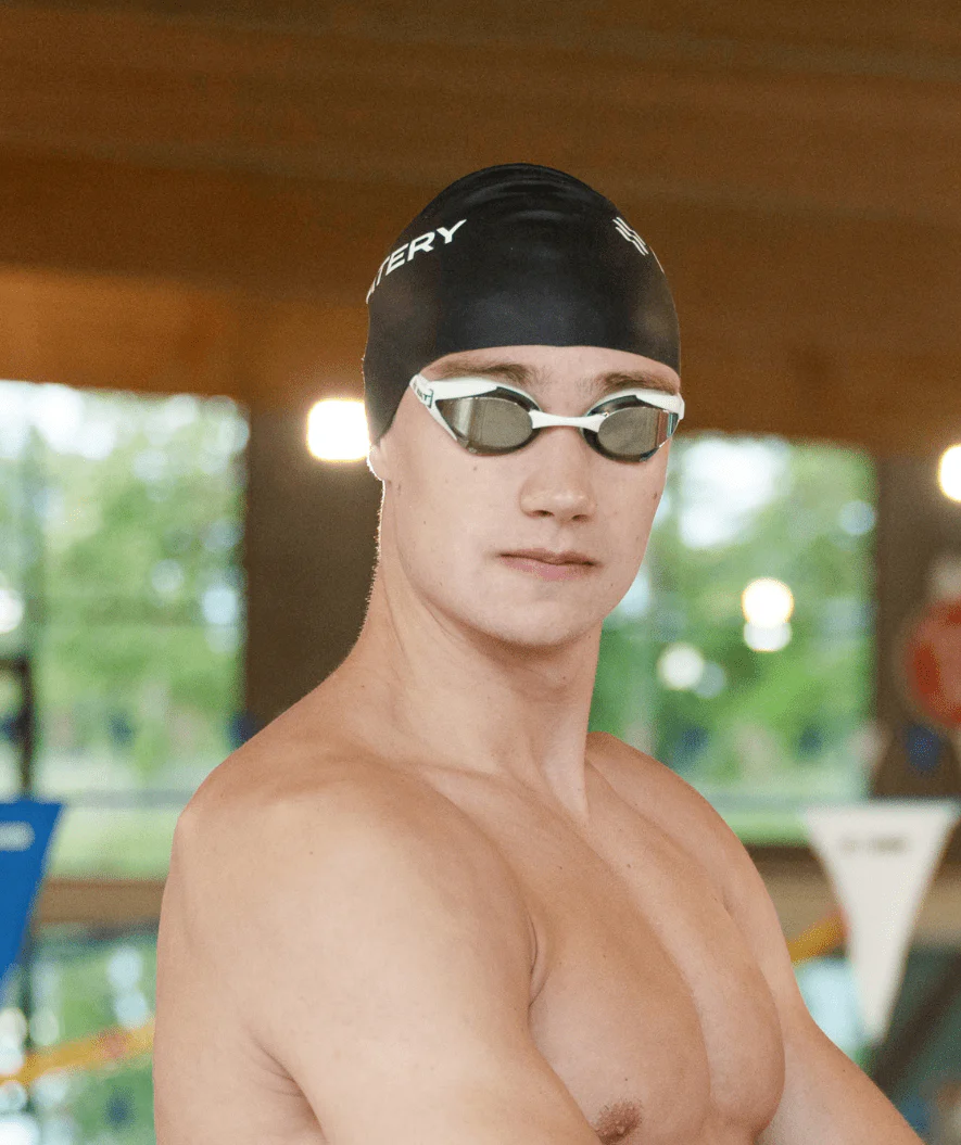 Watery Elite Schwimmbrillen - Poseidon Mirror - Weiß/Silber - Image 12