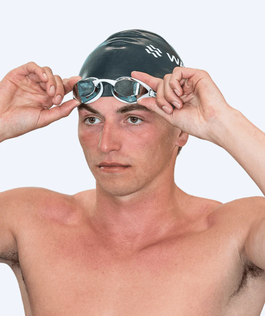 Watery Elite Schwimmbrillen - Poseidon Mirror - Weiß/Silber - Image 14