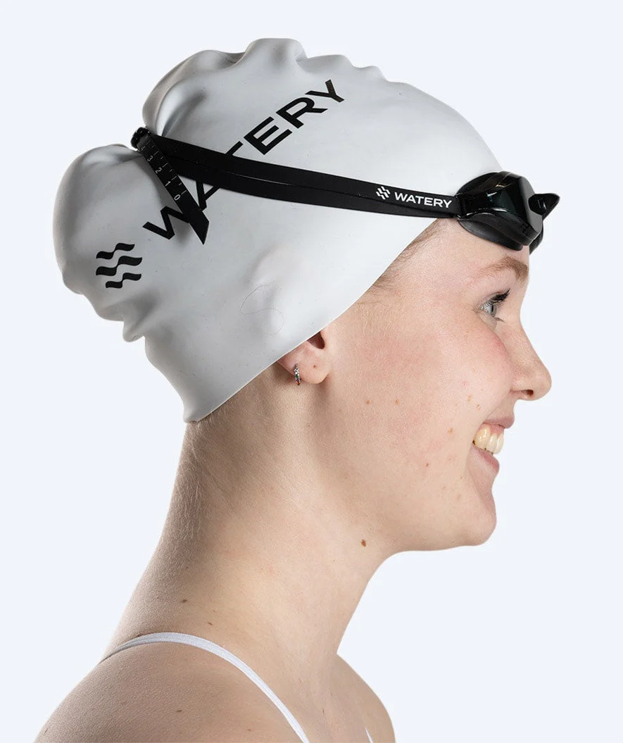 Watery Elite Schwimmbrillen - Poseidon - Schwarz (Smoke Scheiben) - Image 10