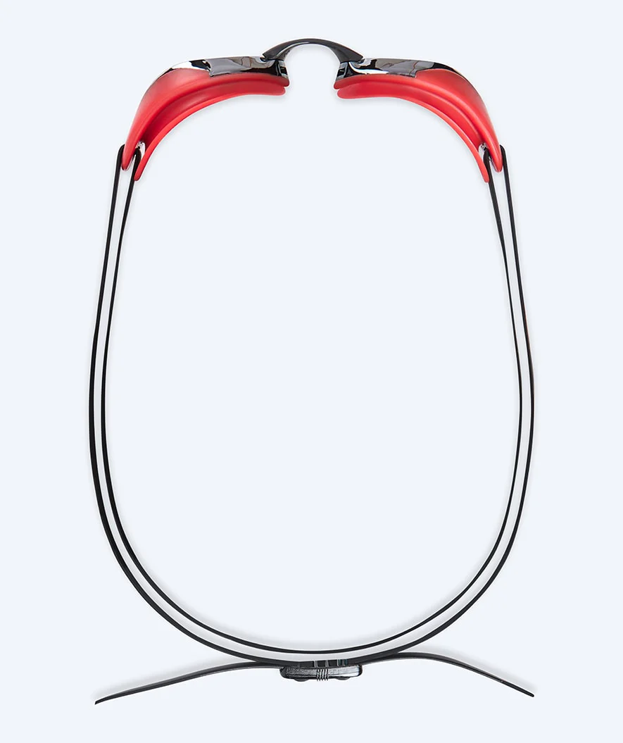 Watery Elite Schwimmbrillen - Poseidon Ultra Mirror - Rot/Silber - Image 4