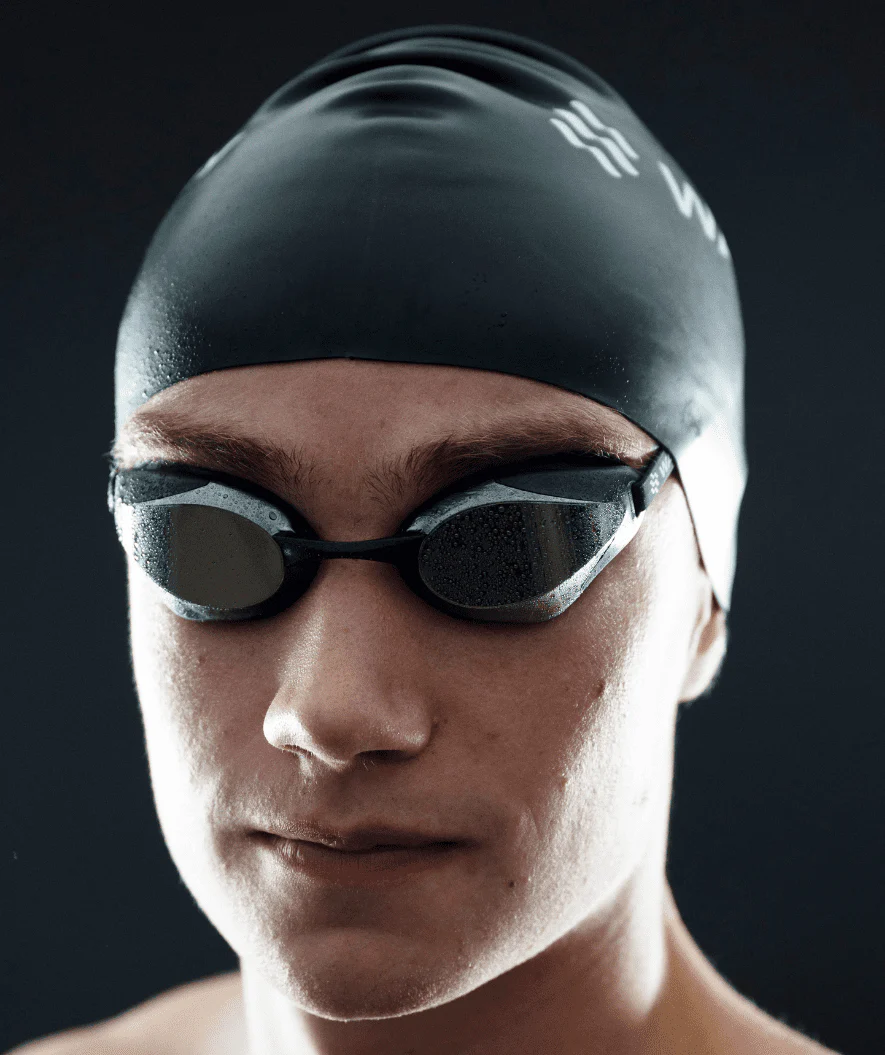 Watery Elite Schwimmbrillen - Poseidon Ultra Mirror - Schwarz/Silber - Image 10