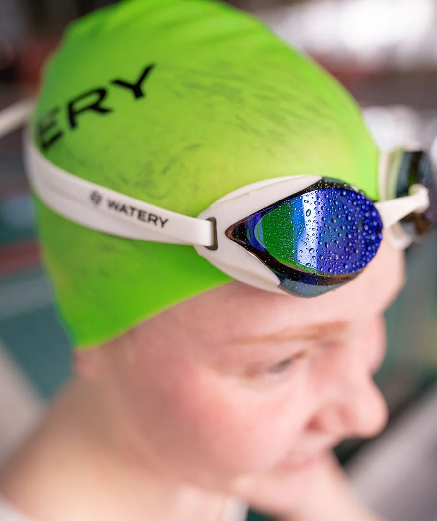 Watery Elite Schwimmbrillen - Poseidon Ultra Mirror - Schwarz/Silber - Image 18