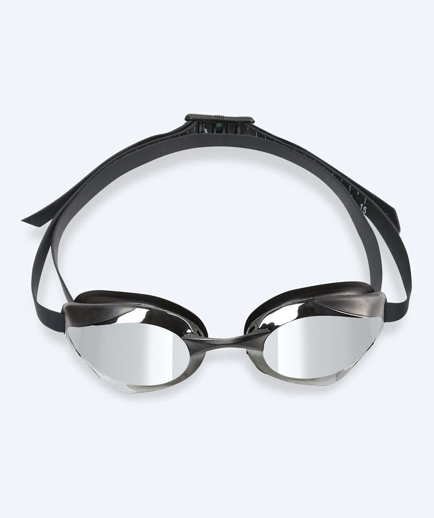 Watery Elite Schwimmbrillen - Poseidon Ultra Mirror - Schwarz/Silber - Image 2