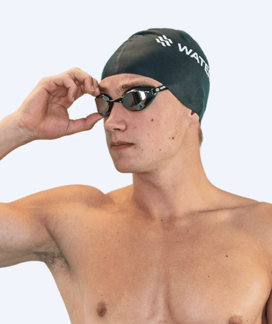Watery Elite Schwimmbrillen - Poseidon Ultra Mirror - Schwarz/Silber - Image 20