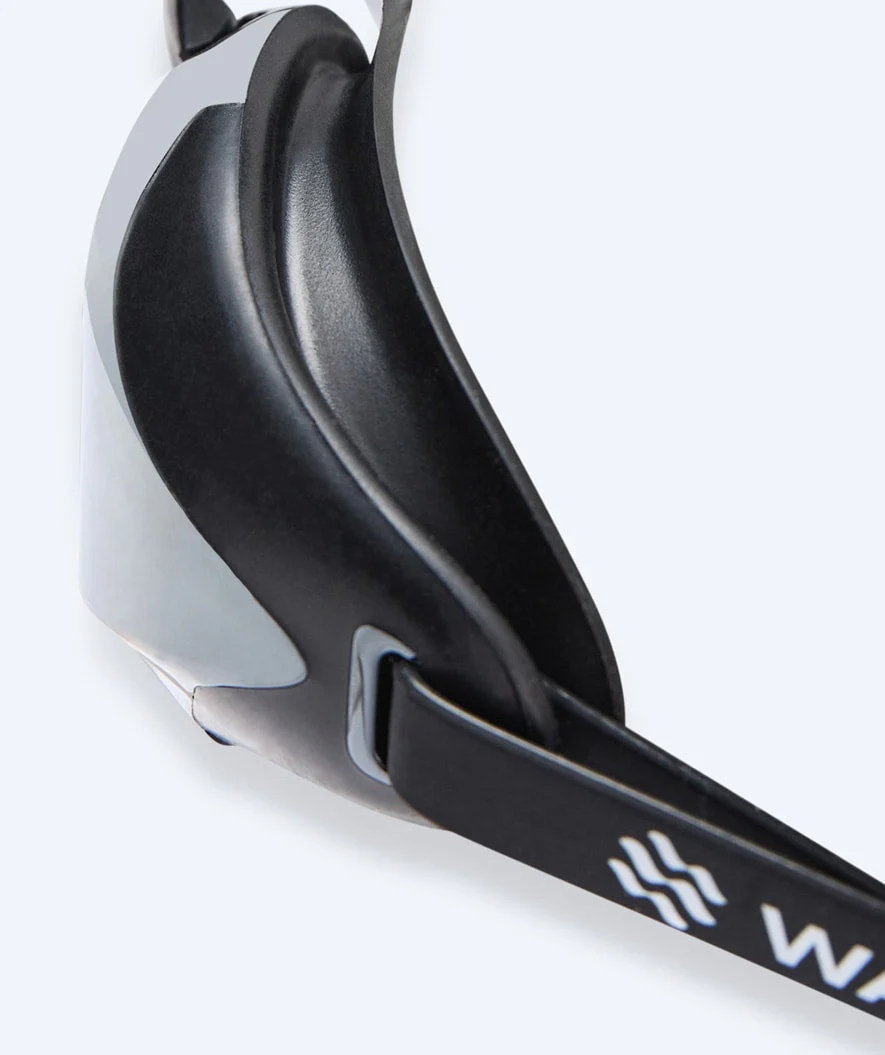 Watery Elite Schwimmbrillen - Poseidon Ultra Mirror - Schwarz/Silber - Image 6