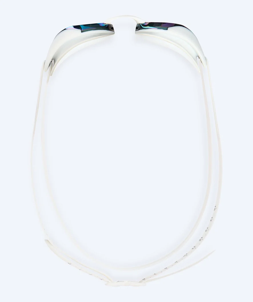 Watery Elite Schwimmbrillen - Poseidon Ultra Mirror - Weiß/Gold - Image 3
