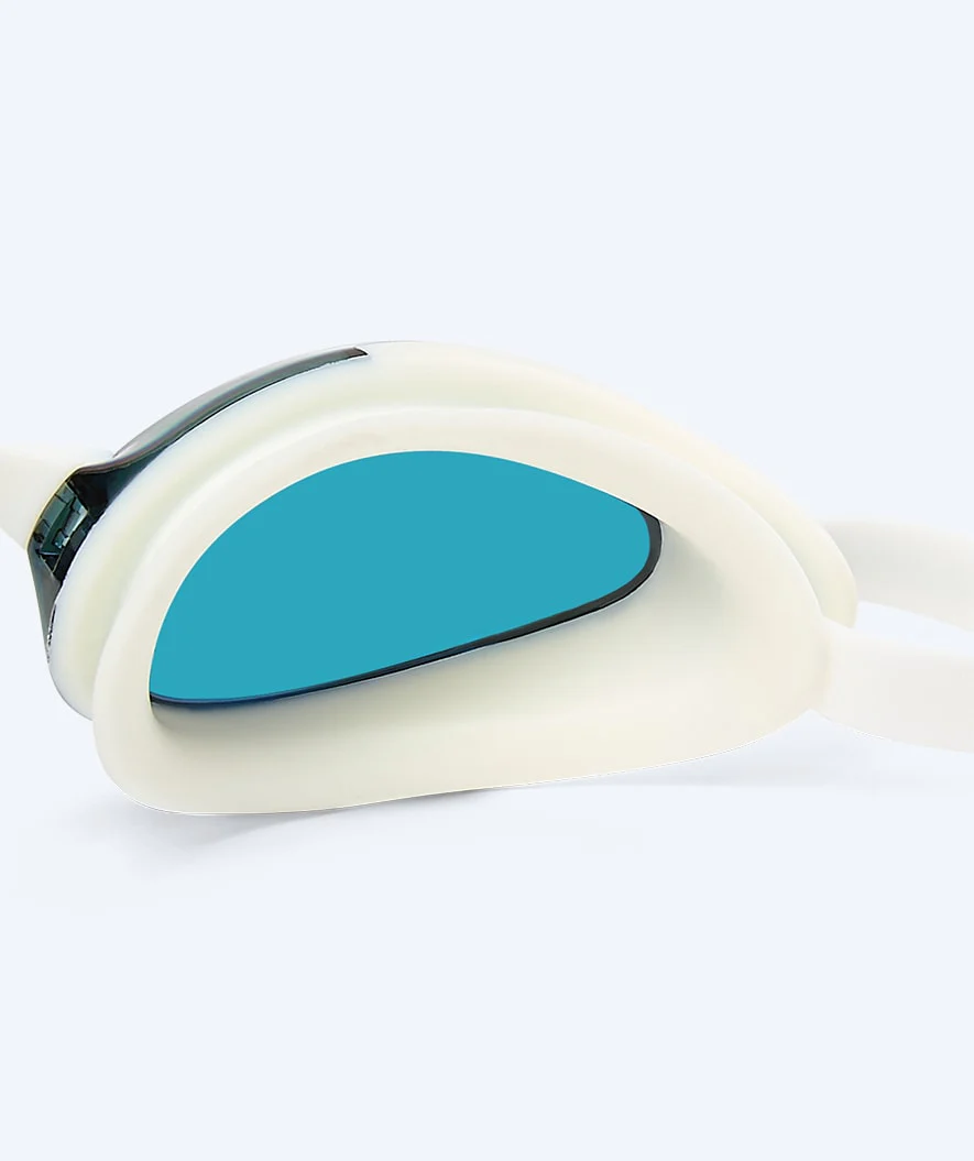 Watery Elite Schwimmbrillen - Poseidon Ultra Mirror - Weiß/Gold - Image 4