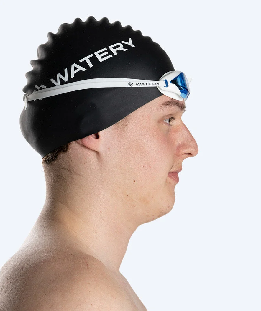Watery Elite Schwimmbrillen - Poseidon Ultra - Weiß/Blau - Image 9