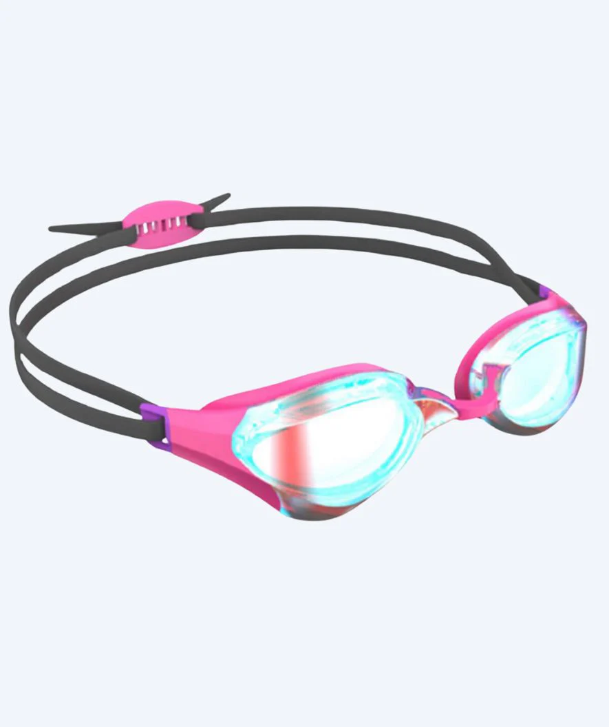 Watery Elite Schwimmbrillen - Rattle Pro Mirror - Rosa/Rot