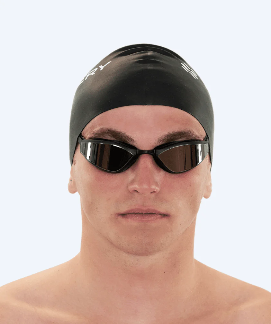 Watery Elite Schwimmbrillen - Storm Racer Mirror - Schwarz/Silber - Image 4